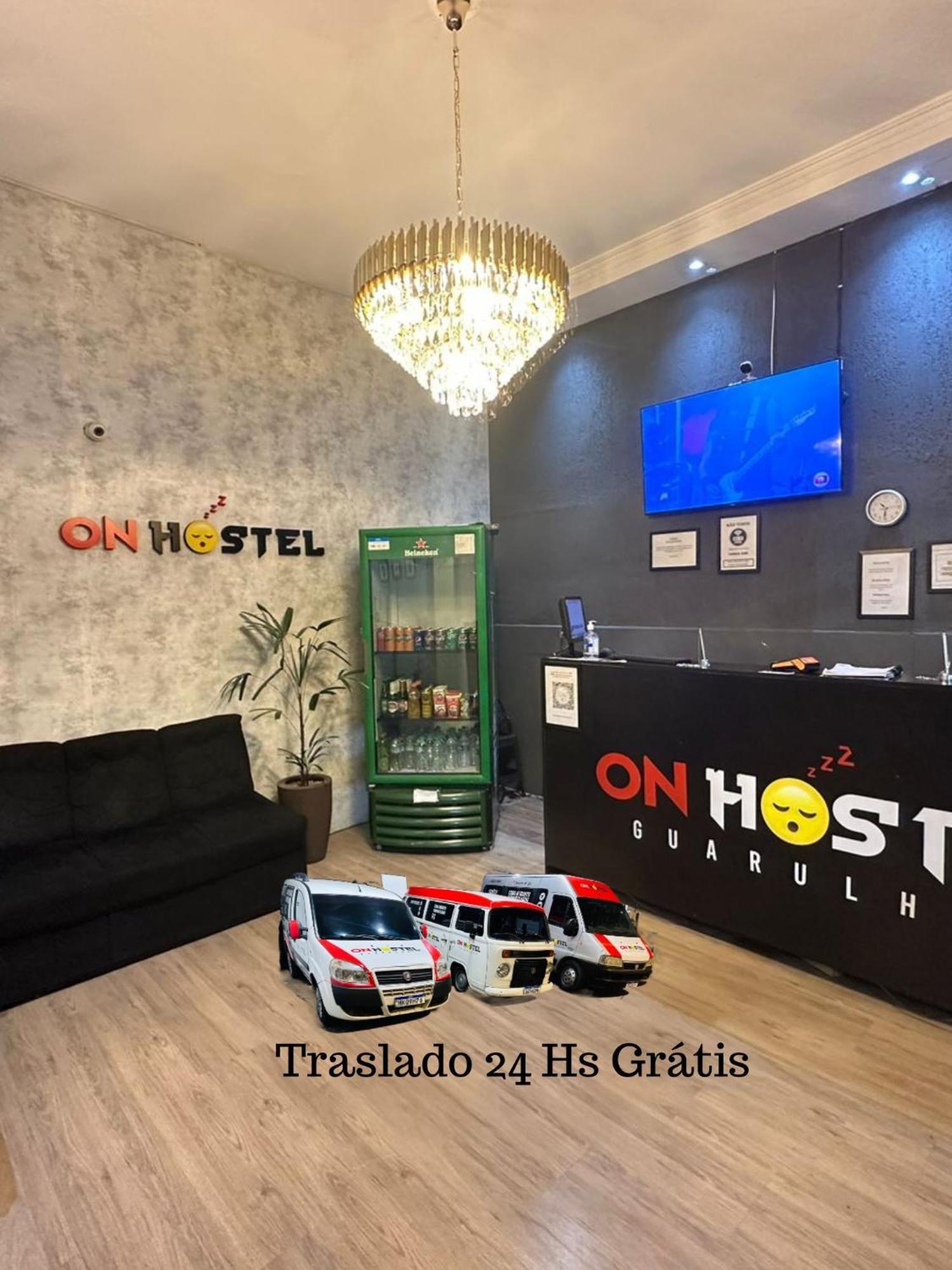 On Hostel II Gru Aeroporto Translado 24 Hs Гуарульюс Екстер'єр фото