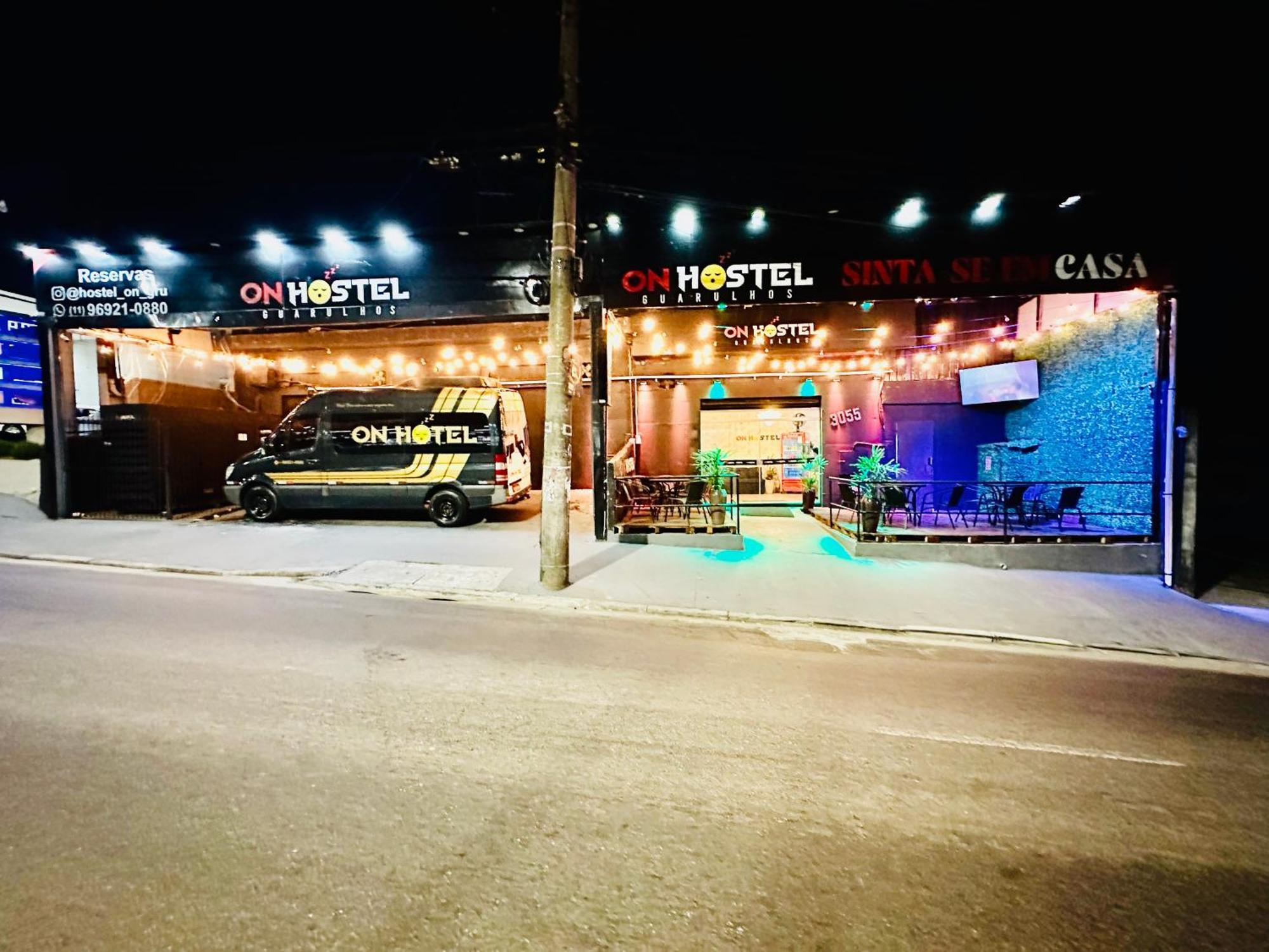 On Hostel II Gru Aeroporto Translado 24 Hs Гуарульюс Екстер'єр фото